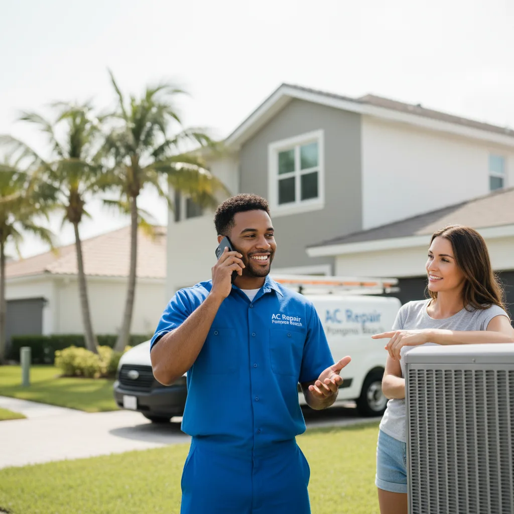 AC Repair Pompano Beach customer support in Clearwater Beach